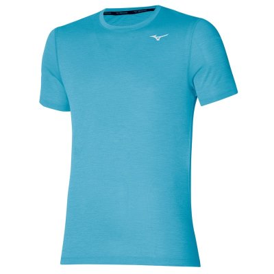Camisa Mizuno Impulse Core Tee Hombre Azules - Chile M138XVDZLH